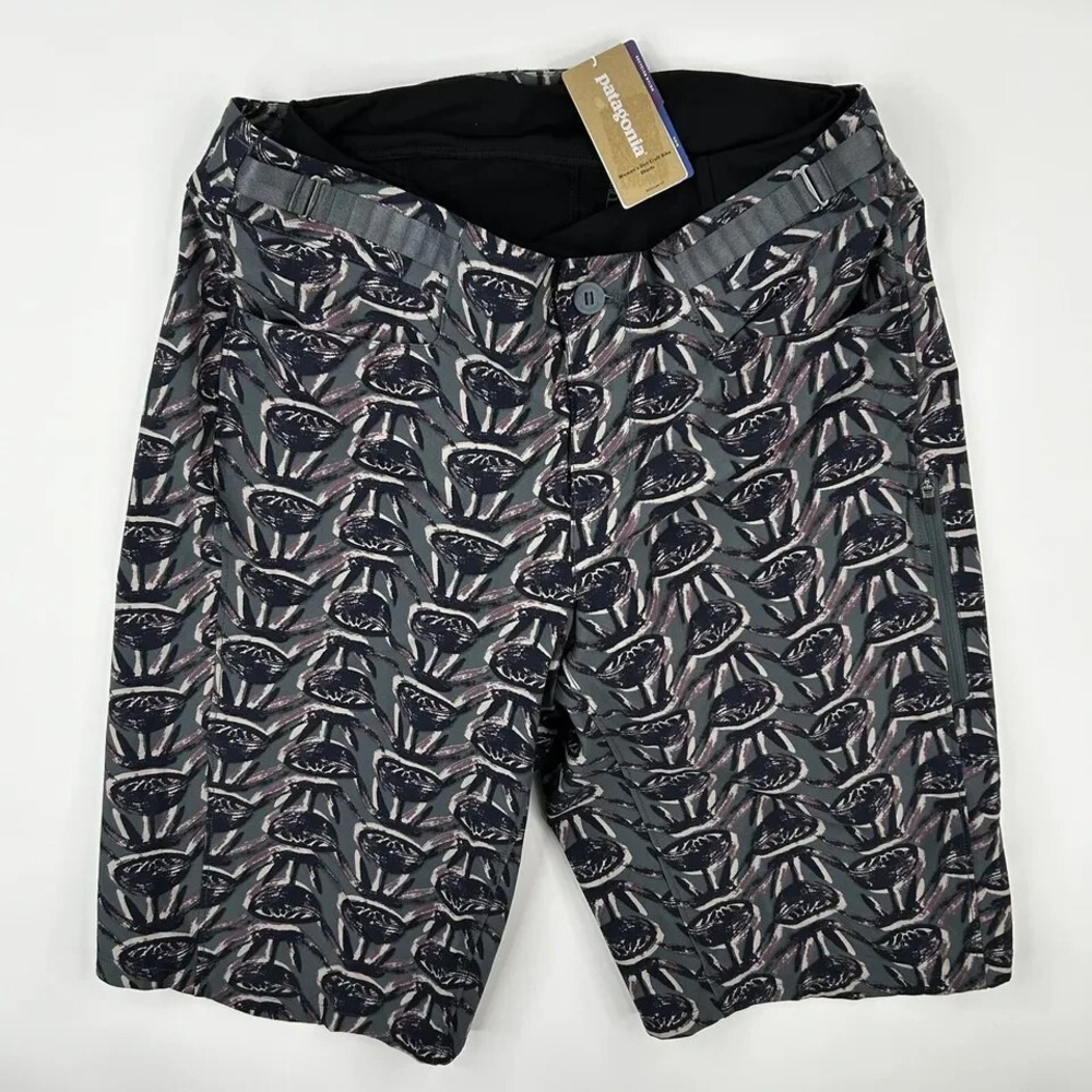 NEW‎ Patagonia Womens Dirt Craft Bike Shorts Plume Gray Leeleekoi Lined Sz 0/XS